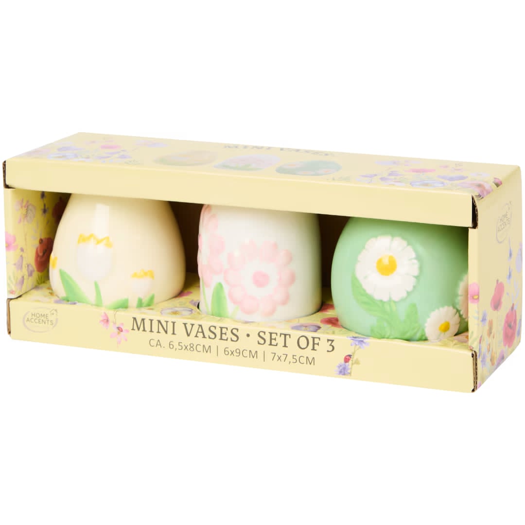 Mini vaser 3 stk
