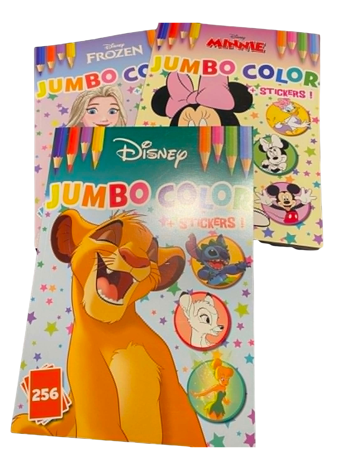 Jumbo colors med Klistermærker 256 sider