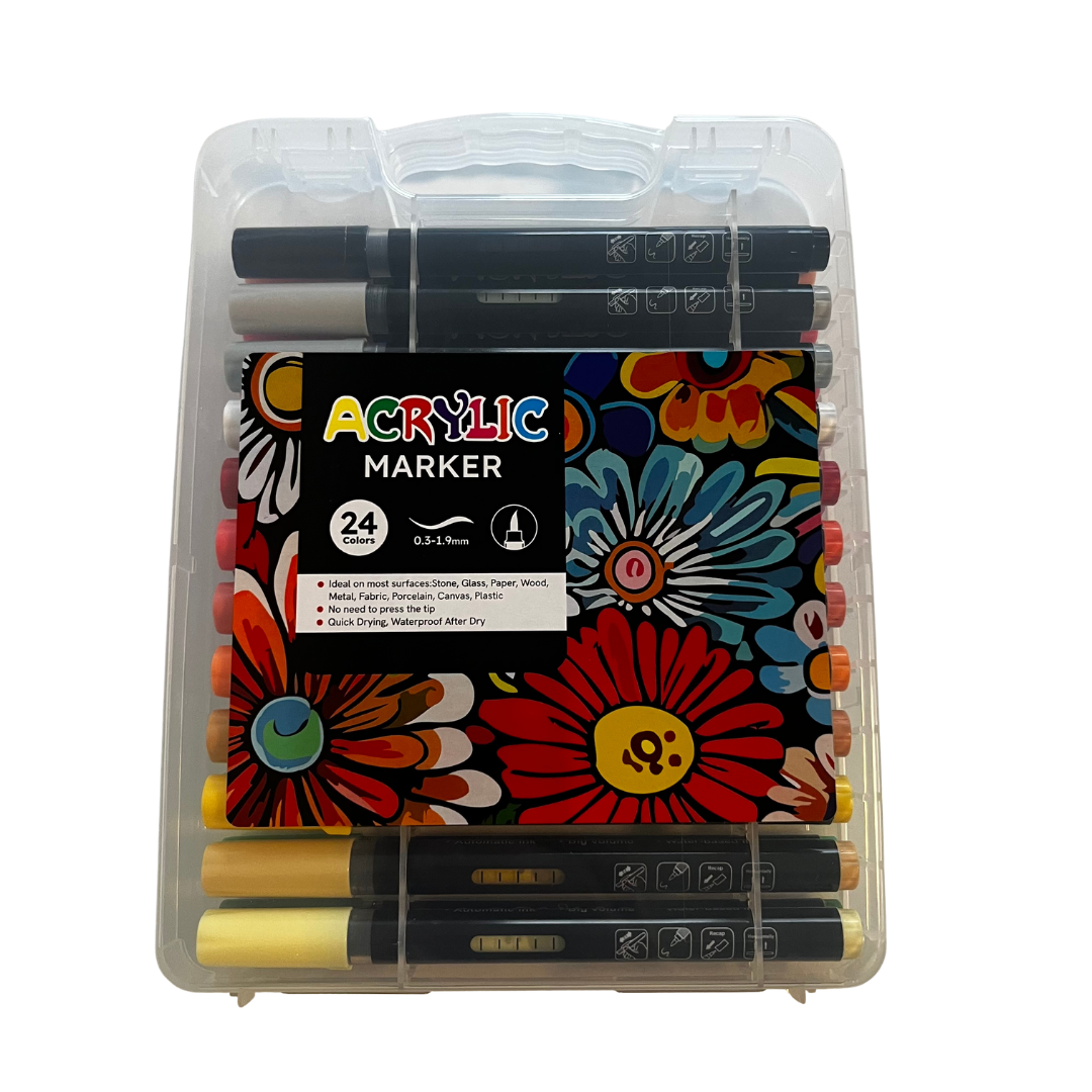 Acrylic markers – 24 stk.