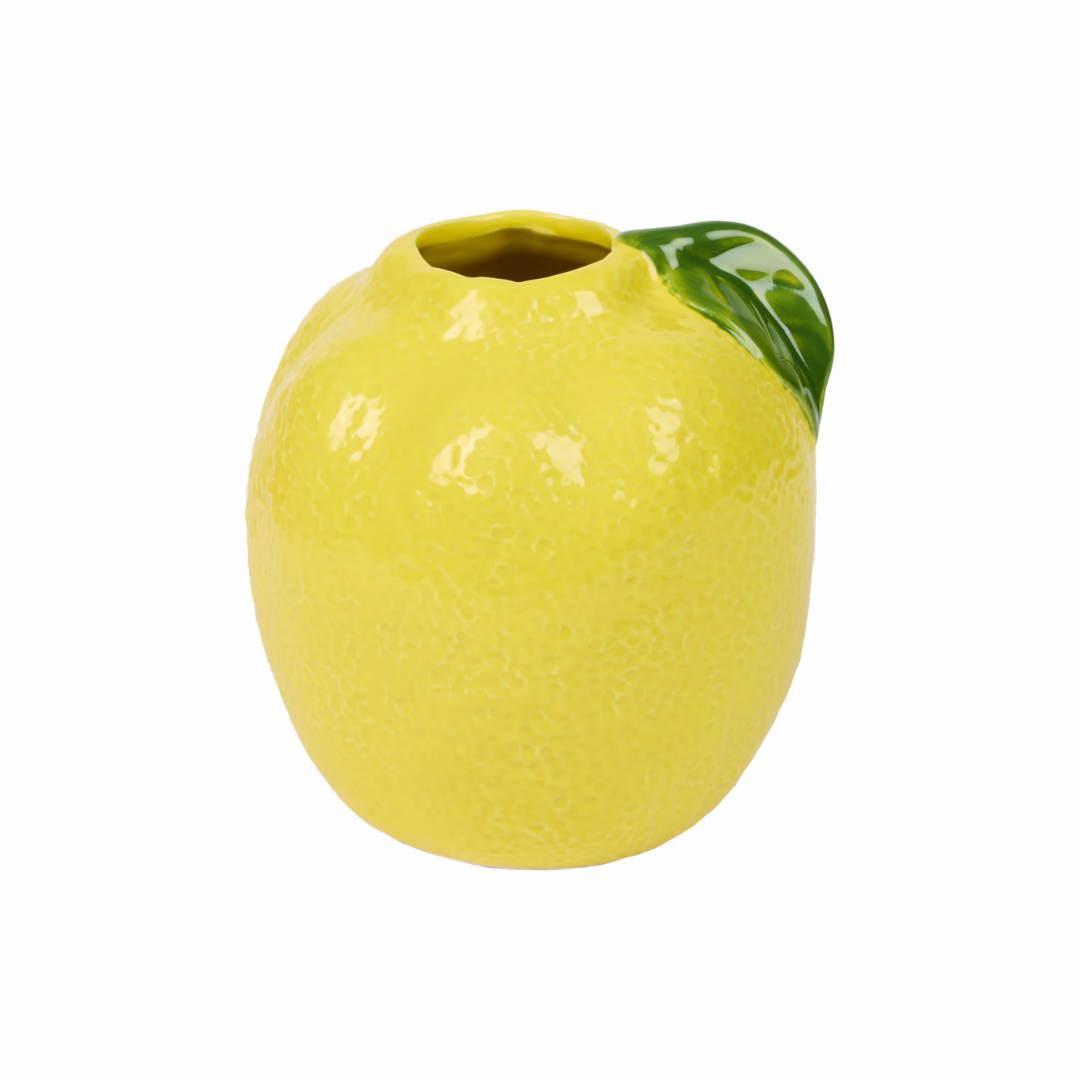 Citron vase i keramik