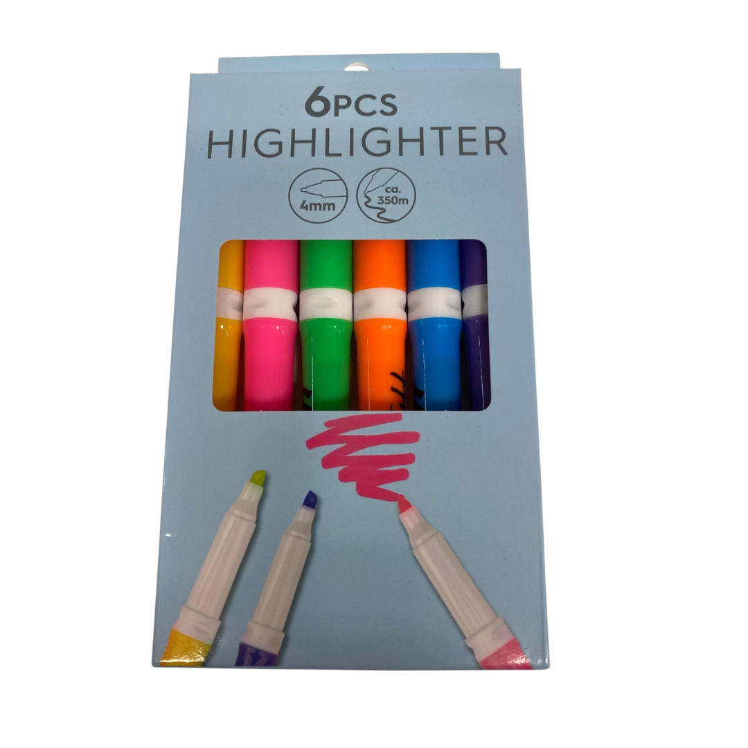 Highlightere – 6 stk.