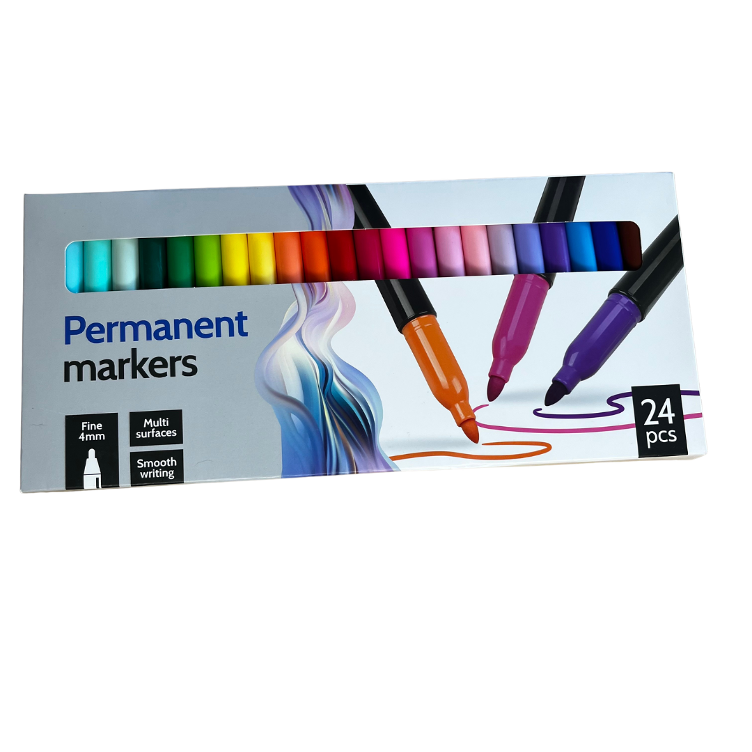 Permanente markers – 24 stk.