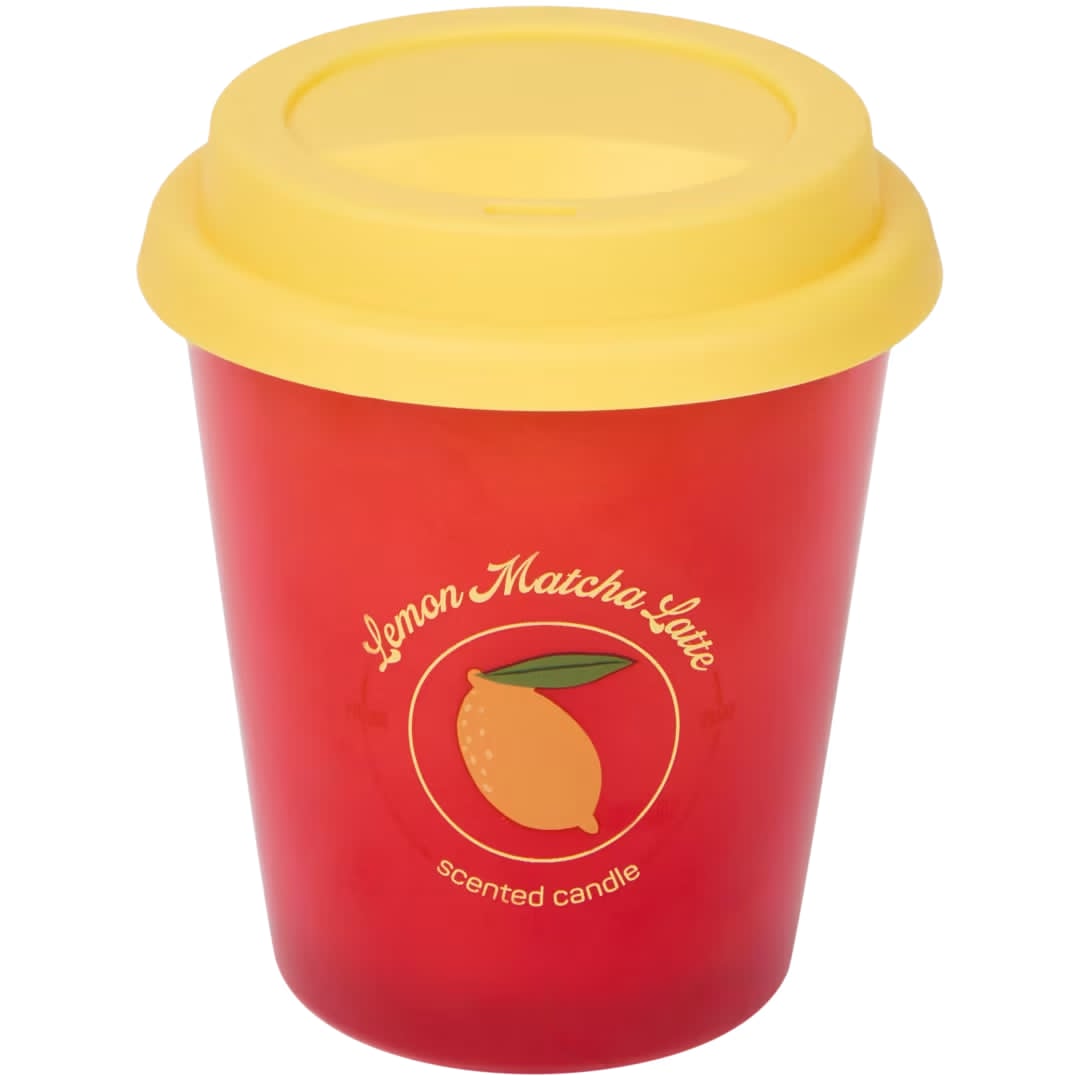 Duftlys med flad låg
