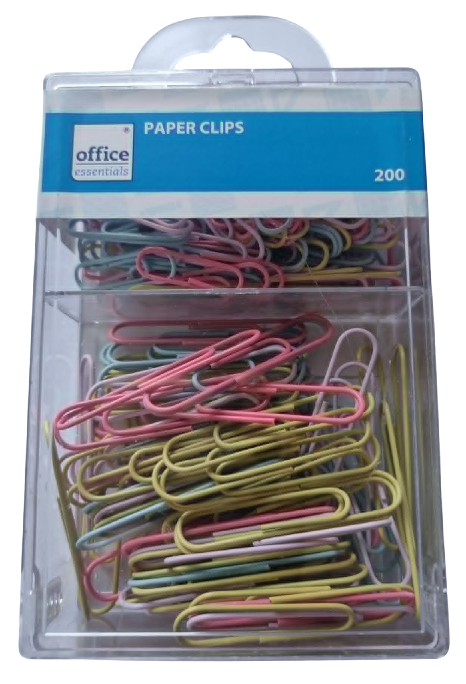 Store papir clips - forskellige farver