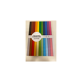 Farvet karton – 24 x 34 cm – 24 farver