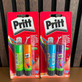 2-pak limstift i farver- mrk Pritt