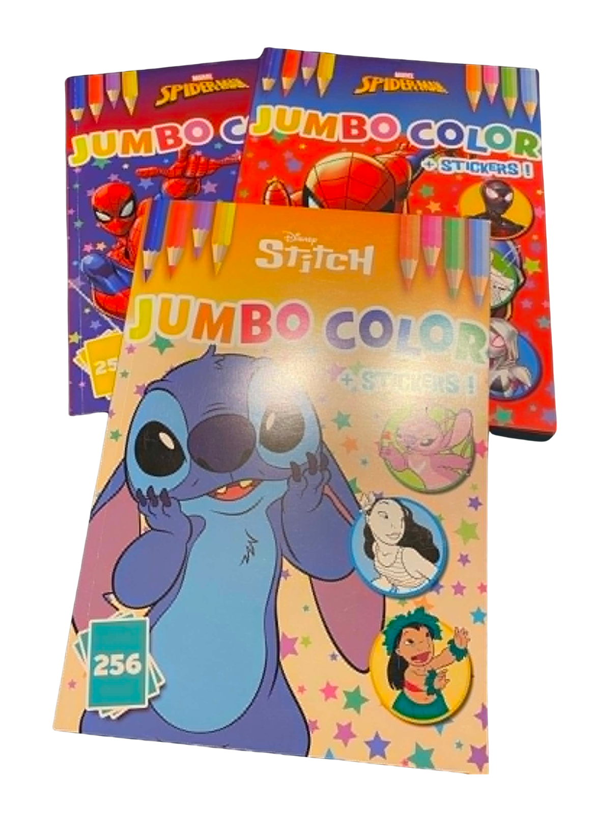 Jumbo colors med Klistermærker 256 sider