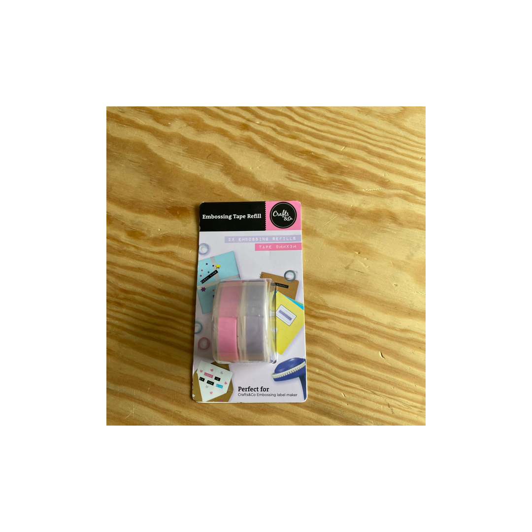 Tape-refill til labelmaskine – 2 stk.