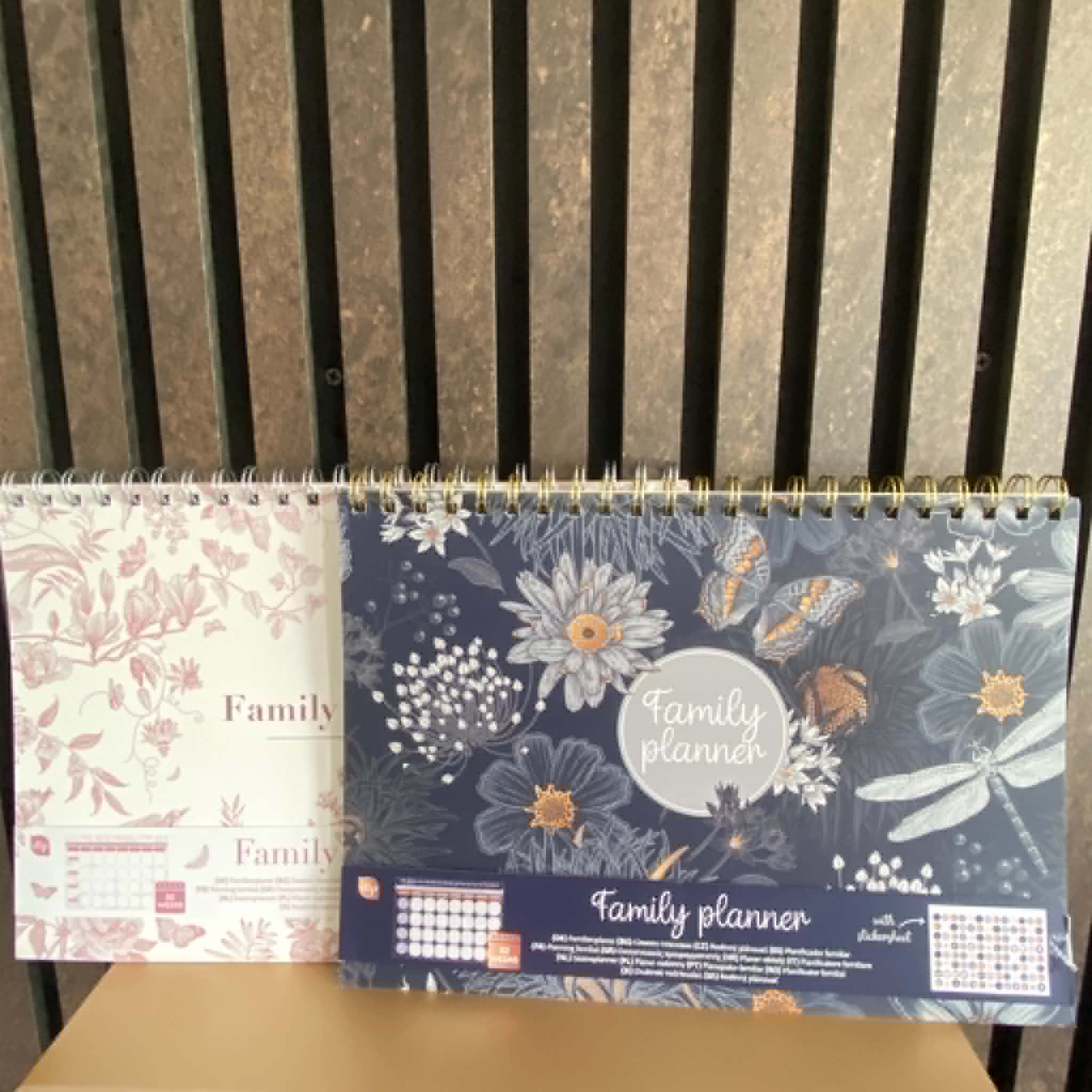 Family planner med spiral