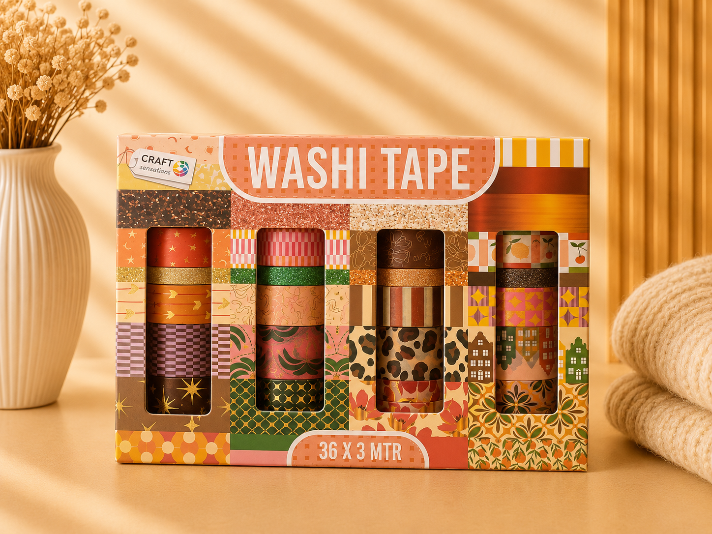Washi tape - 36 stk.