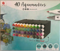 40 Aqua markers