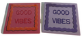 Dekorationsfliser med tekst - Good Vibes
