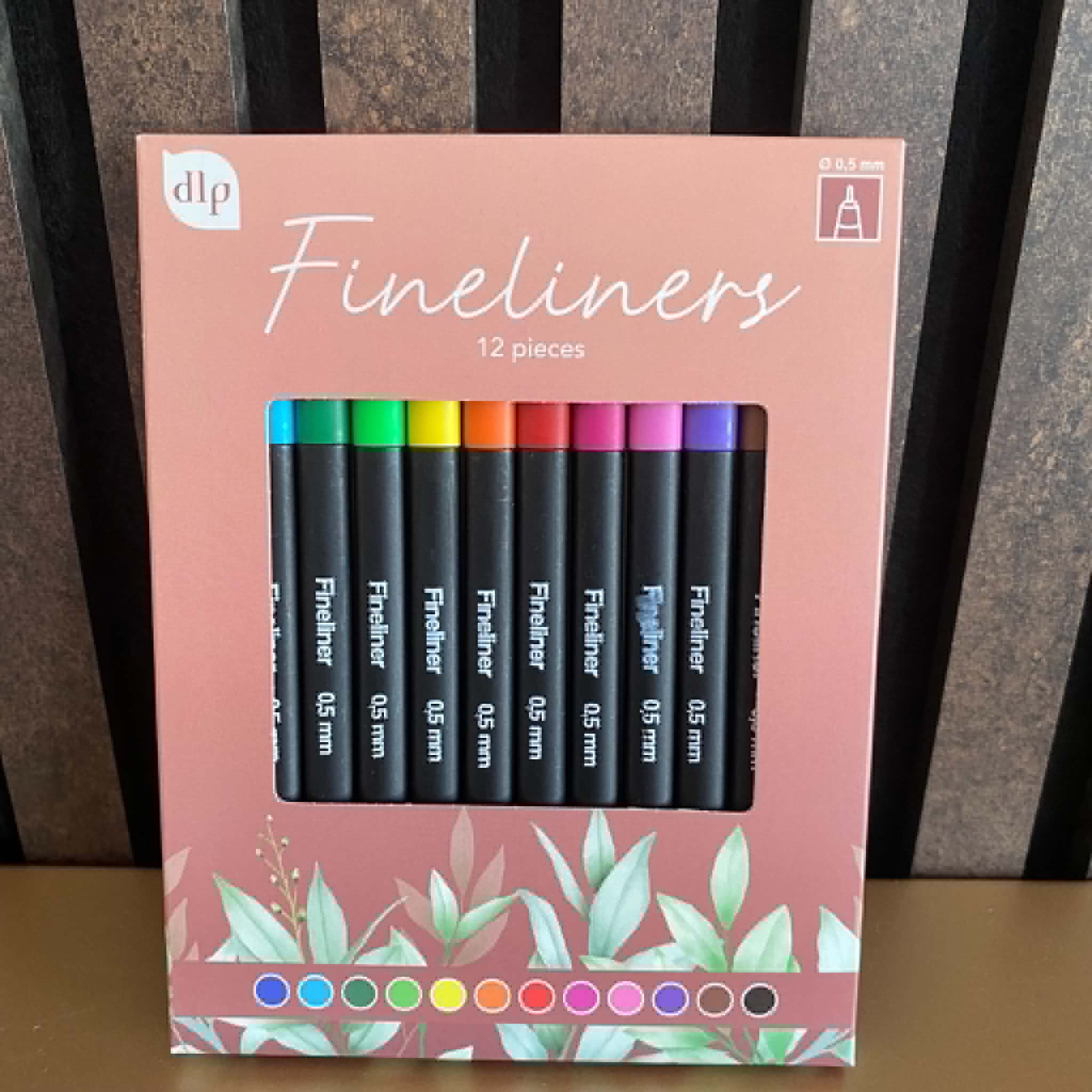 Fineliners 12 stk