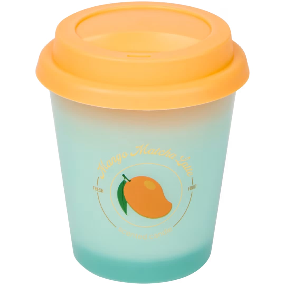 Duftlys med flad låg