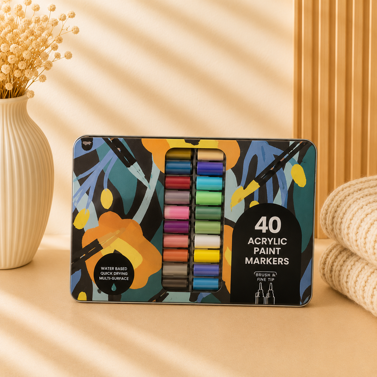40 acrylic paint markers