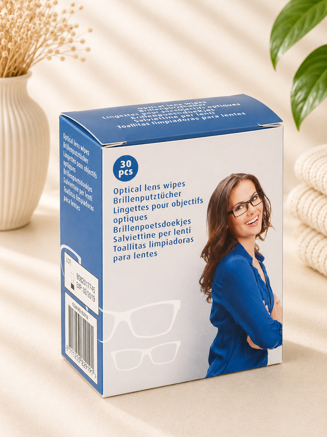 Brillerenseservietter – 30 stk.