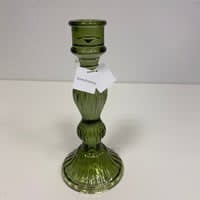 Glas lysestage - høj
