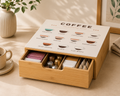Kaffe/te bambus kasse