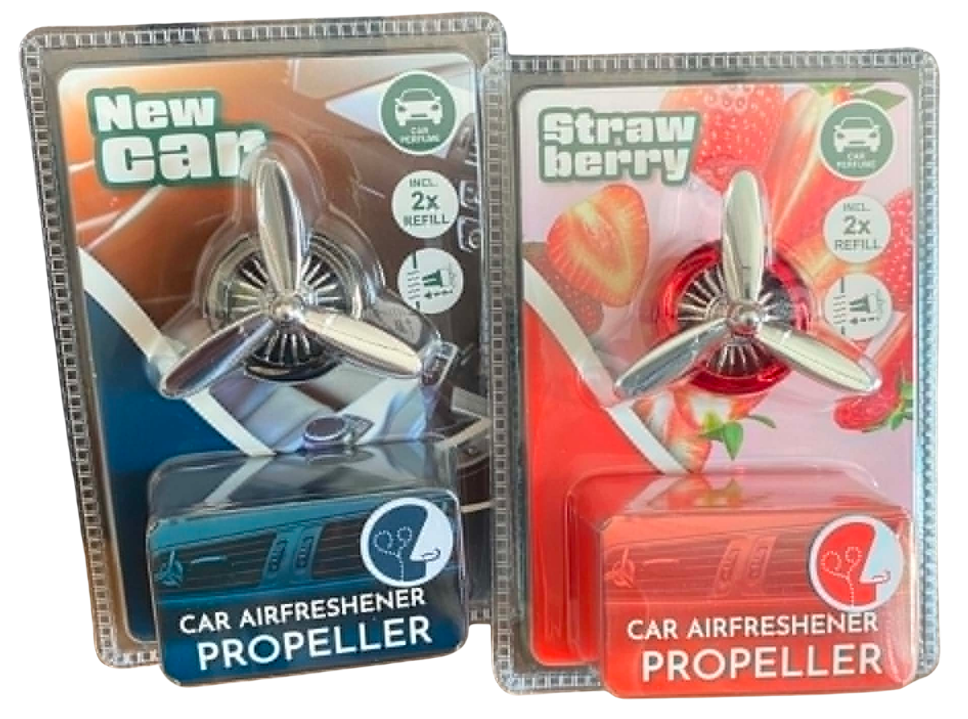 Bilduft med propeller