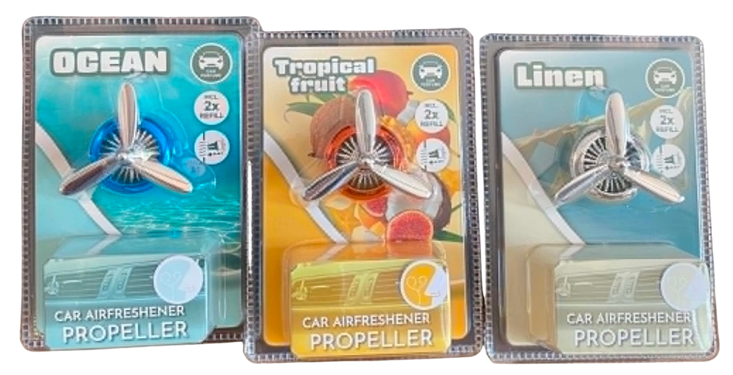 Bilduft med propeller