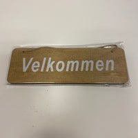Velkommen skilt