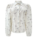 Flora LS blouse, creme bow Liberté