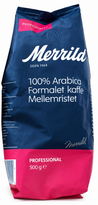 Merrild Professional – 100% Arabica Formalet Kaffe 500 g