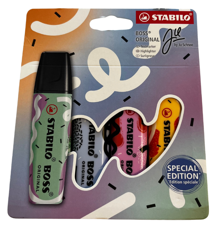 STABILO BOSS original highlighter – Special Edition 4-pak
