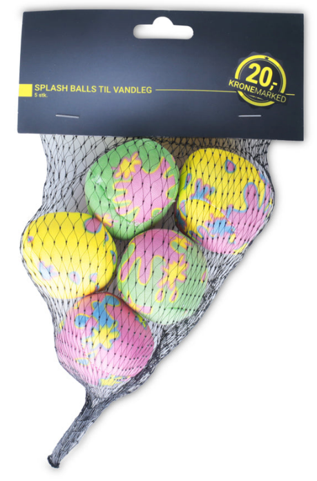 Splash bolde 5 stk.