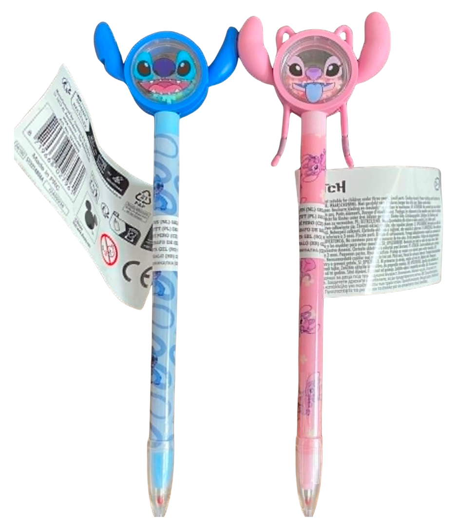 Stitch kuglepen med bevægeligt ansigt