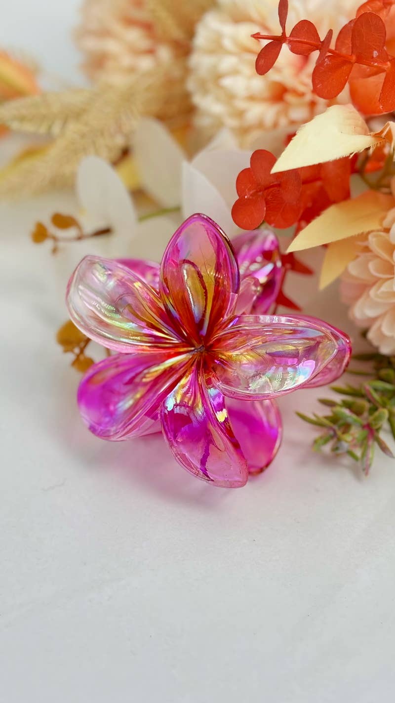 Hårspænde med blomst