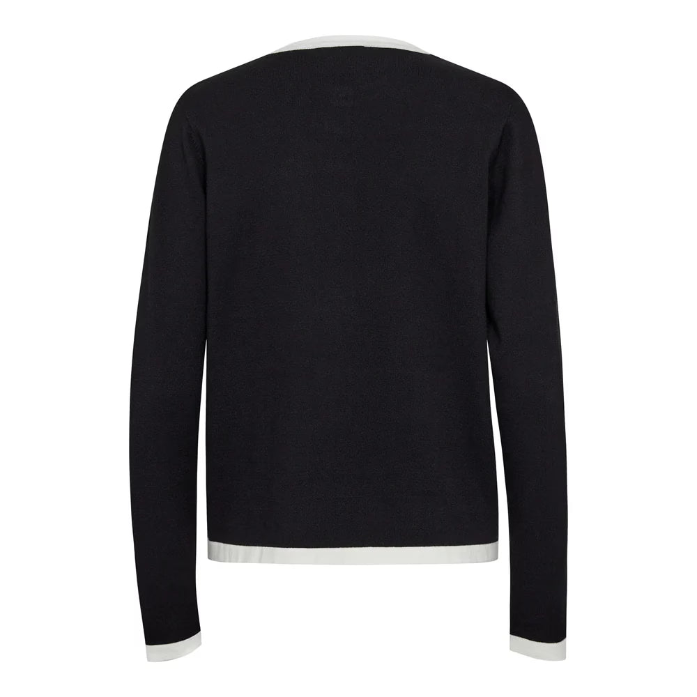 Chani Cardigan, black creme Liberté