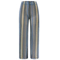 Croc pant, blue creme stripe Liberté