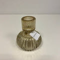 Glas Lysestage - lav