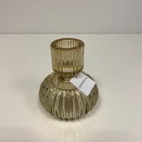 Glas Lysestage - lav