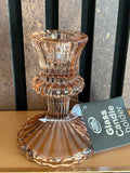 Glas lysestage - mellem