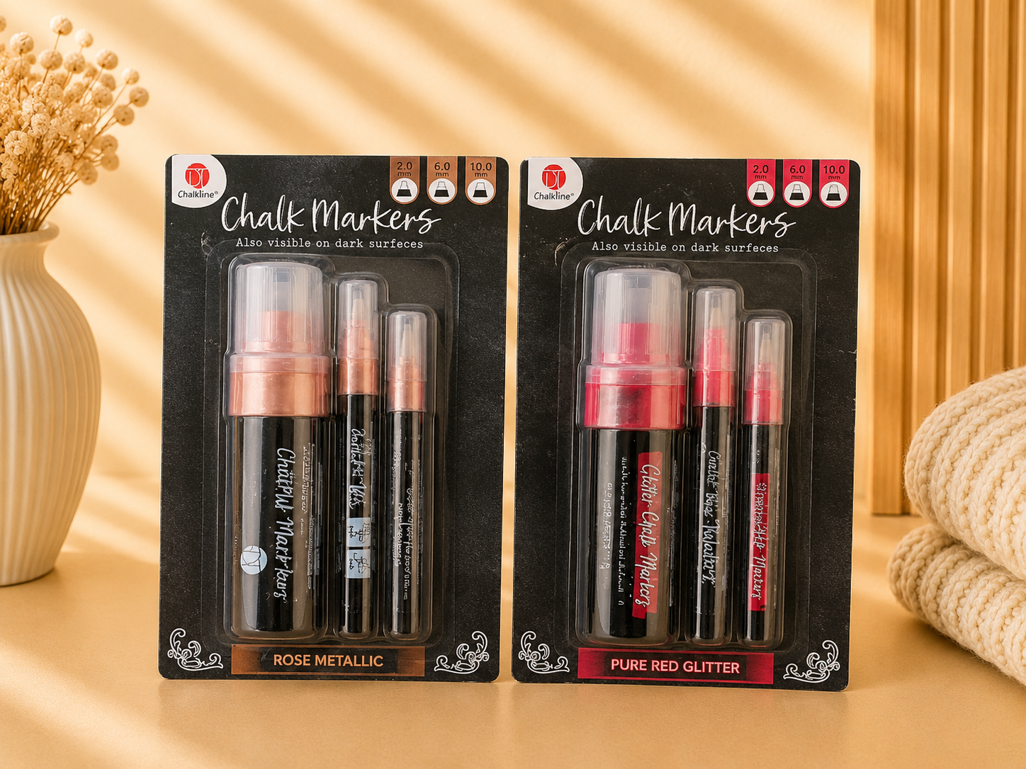 Chalk markers 3 stk.