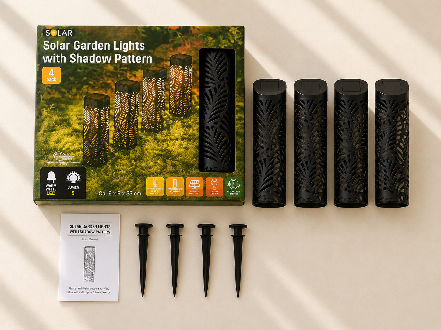 Solar led lamper