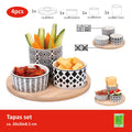 Rundt tapas-sæt – 4 dele