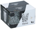 Glas med diamantskåret look 280 ml – Homeware