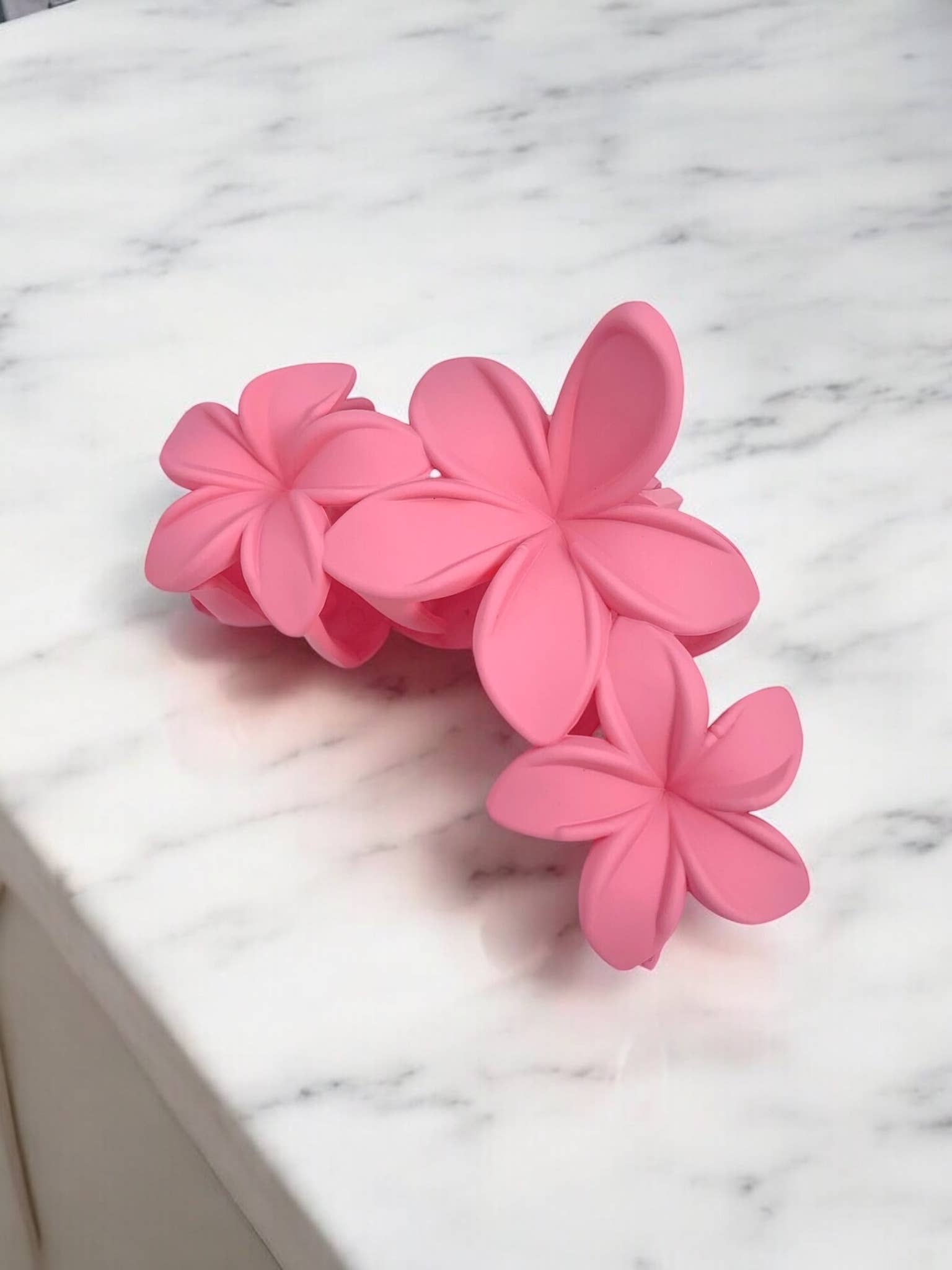 Hårklemme formet som blomst: Brun