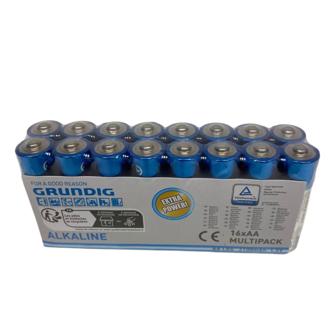 Grundig AA batterier 16 stk pr pakke