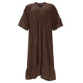 Karo dress, choco brown, Liberté