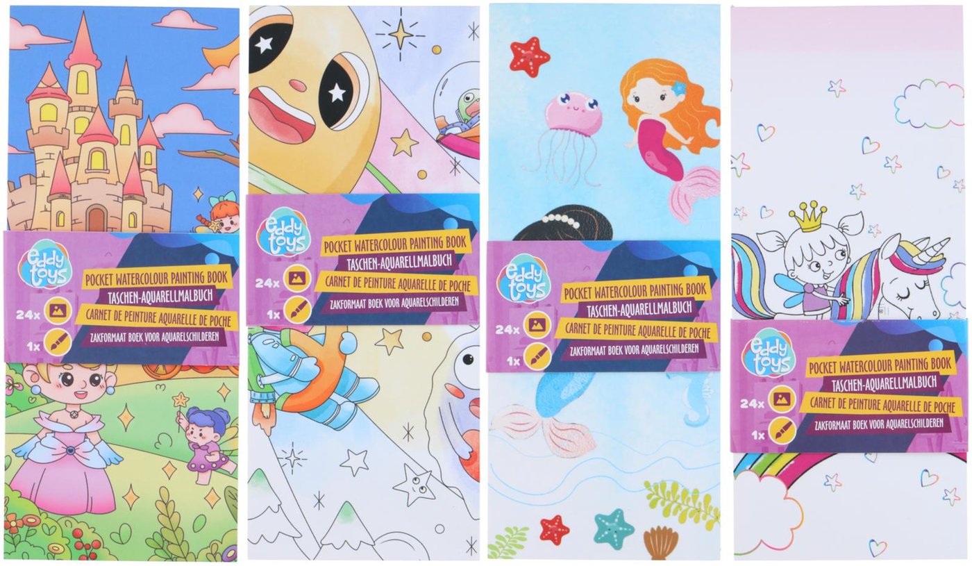 Malebog med pensel – Eddy Toys