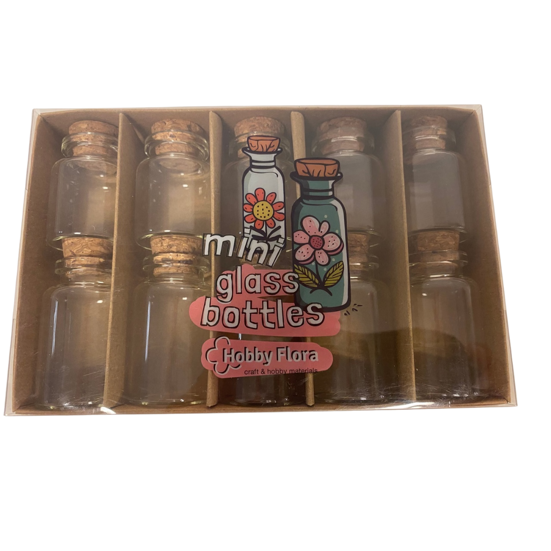Mini glas bottles