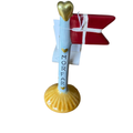 Morfar flag i keramik – 14 cm – Speedtsberg
