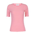 Natalia SS blouse, pink rose stripe Liberté