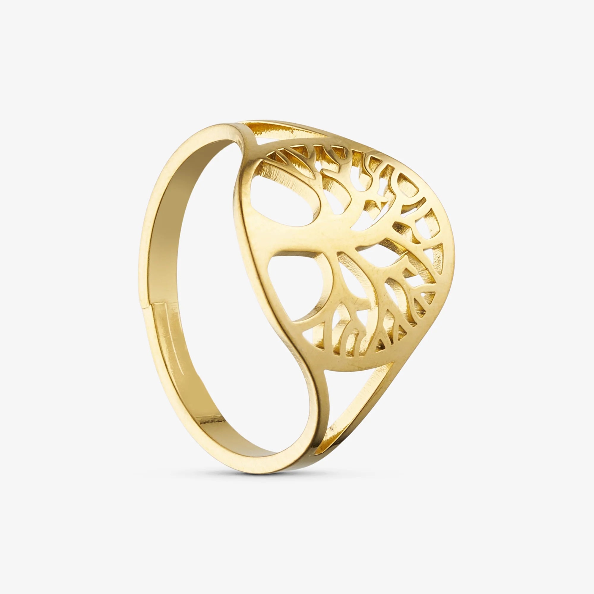 Tree of life coin ring