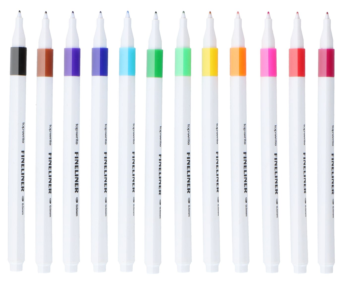 Fineliners 0,5 mm – 12 stk. – Topwrite