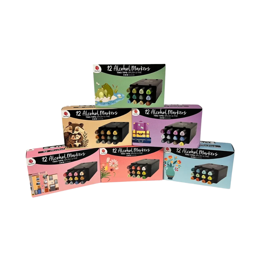 Alkoholmarkers – 12 stk.